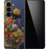 Tabby Cat with Flowers by Nene Thomas Galaxy Z Fold5 5G Skin